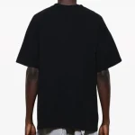 Black Saint Michaels Logo Printed Cotton Tee