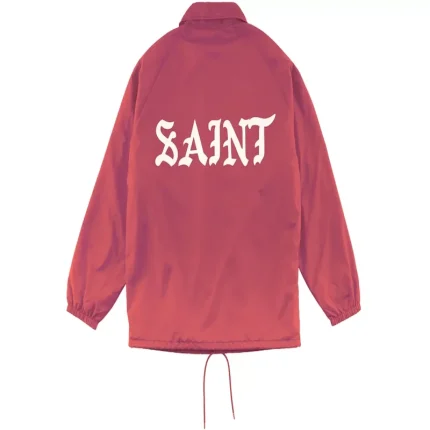 Red Coach Denim Tears Varsity jacket